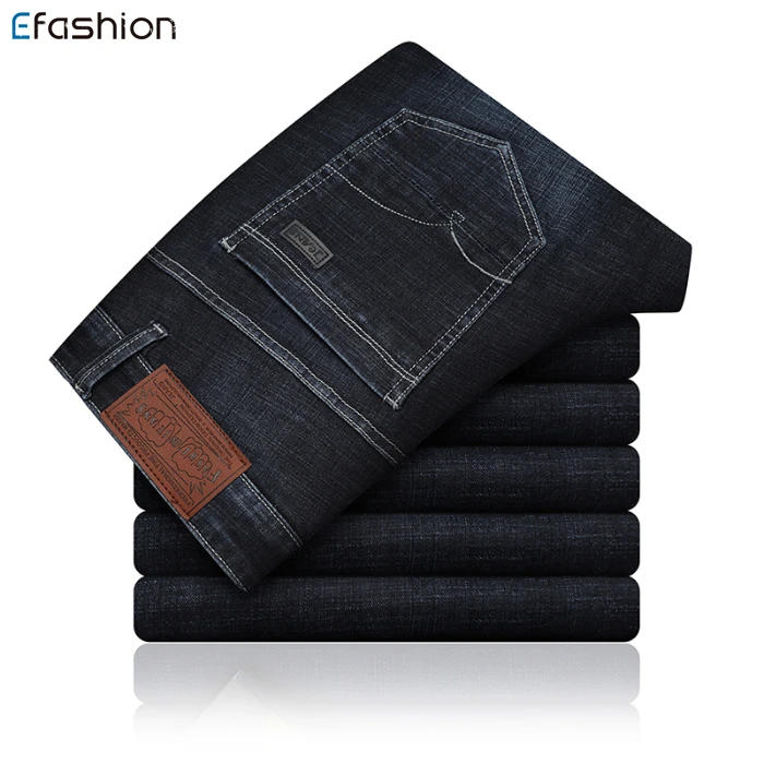 Stock fashion classic style slim fit denim mens jeans wear