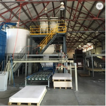Straw sheets production line