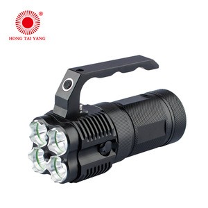 Super bright 1500 lumens waterproof 5 modes led flashlight handheld searchlight