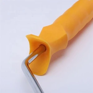 Superior quality house painting plastic handle paint brush tools economic roller frame