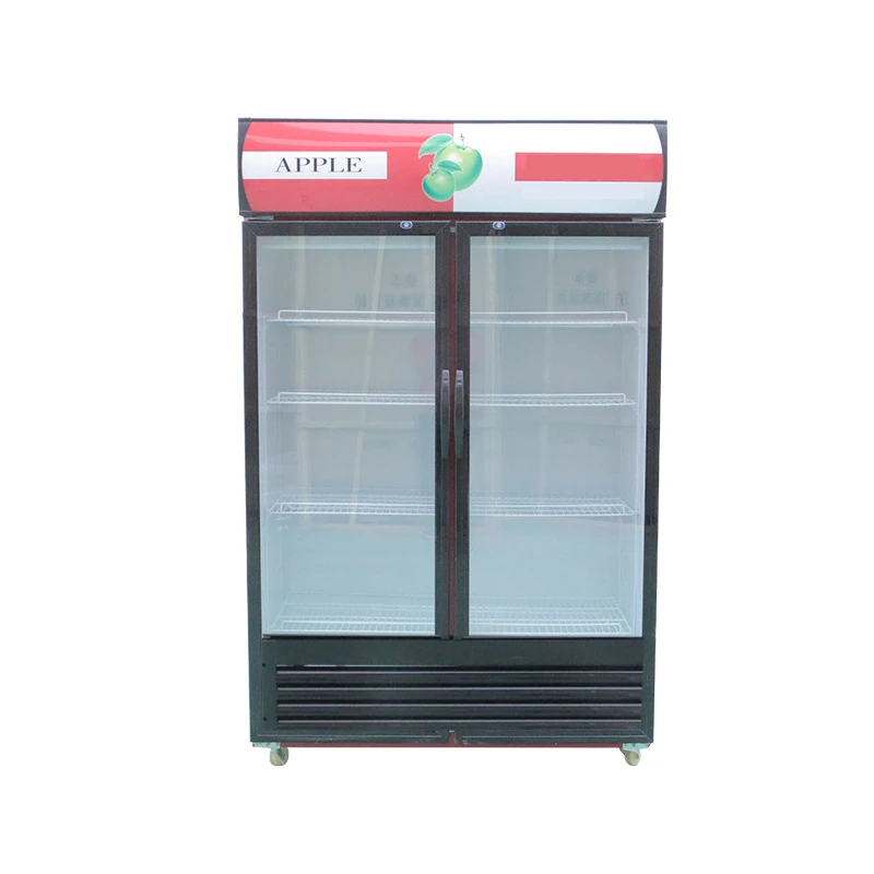 Supermarket  commercial cold drink refrigerator  glass door wine refrigerators  with good quality