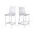 Import Supplier Luxury Furniture Clear Acrylic Seat Dining Chair Bar Chair Counter Bar Stool with Metal Leg for Home from China