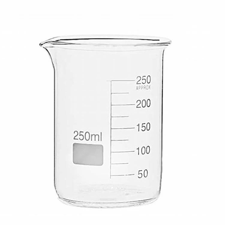 Supply 500ml Glass Beaker Coffee Cup Glass Mug with Scale for Restaurant and Cafes