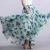 Import T-SK512 Custom Size Women Chiffon Floral Flare Long Maxi Skirt from China