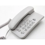 Telephone handset hot sells basic corded business telephone white colour corded telephone