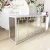 The latest style modern hotel bar furniture mirror stainless steel bar counter