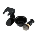 The Newest Design Professional Soft Hair Plastic Handle Neck Badger Hair Shaving Brush Set For Men