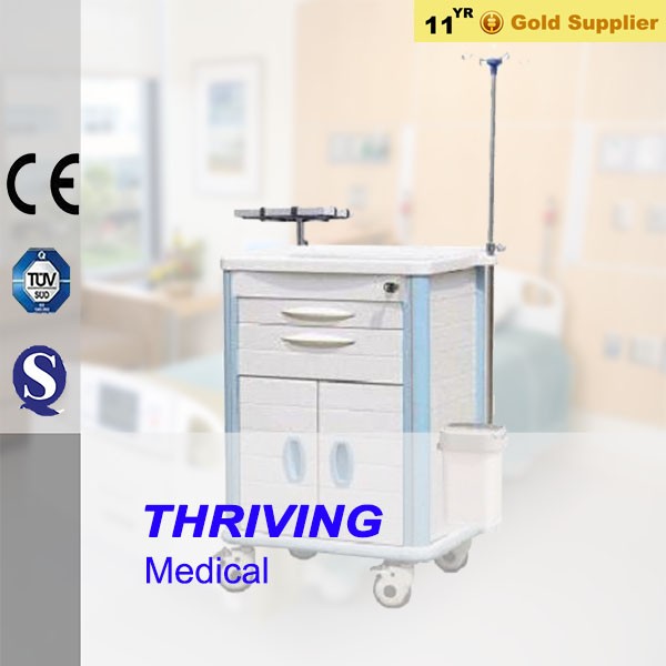 THR-ET-62512F Luxurious Anesthesia Cart, Hospital Trolley