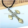 Titanium steel fashion accessories processing cross jewelry necklace