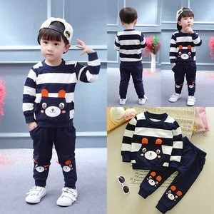 Toddler Outfits Spring 2017 Baby Boy Clothing Sets Animals Printed Cotton Shirt And Pant