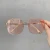 Import Top Fashion Vintage Oversized Glasses Sunglasses, Square Shades Metal Frame Uv400 Eyewear Lens Sun Glasses from China