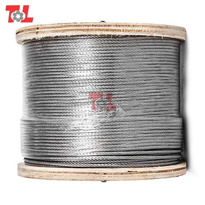 Top quality best price 6mm steel stainless steel wire rope for sale