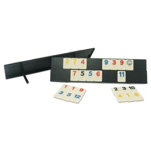 Top Quality Factory Directly Supply 106pcs Ivory Rummy Title Set With Numbers Rummy Games in Aluminum Case Play With Your Friend