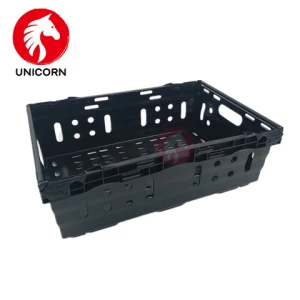 Top Quality Nested Fruit Crate Large 600*400*245mm Turnover Vegetable Crate