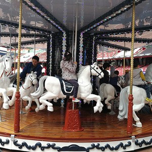 Top sale carousel entertainment children amusement park factory