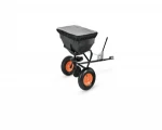 Towable seed/salt fertilizer spreader