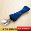 Traveling spoon fork with OEM cloth bag pack and low price made by Junzhan Directly