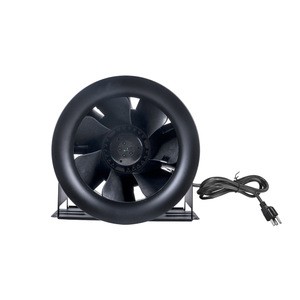 TRILITE Electric Industrial Ventilation Mixed Flow In line Duct Radiator Fan 10inch for greenhouse