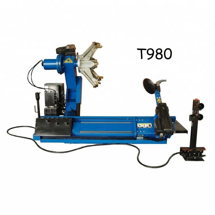 Truck tire changer machine for tire changing machine