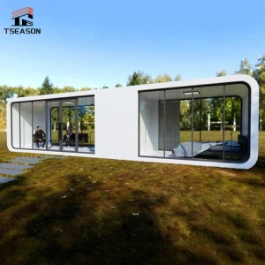 Tseason China modular home capsule house price prefabricated apple cabin for sale