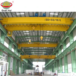 Two-beam bridge crane Eot crane with hoist