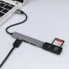 Type c to usb3.0*4 External 4 Port USB Splitter with for Computer Laptop cellphone Accessories HUB USB 3.0