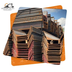 U-type Low price used hot rolled sheet pile Anshan Zizhu ZU18 12m from manufacturers, in stock