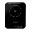 Ultra thin kitchen appliance black crystal panel single burner touch control induction cooker household electric cooker