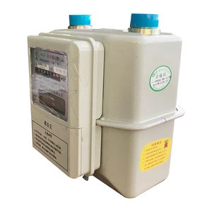 ultrasonic flow gas meter g1.6 home use by ic card memory card recharge card