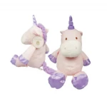 Unicorn Plush With Rattle- 20, wholesale, bulk
