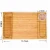 Import Unique Bamboo Cheese Board with Charcuterie Platter and Serving Tray from China