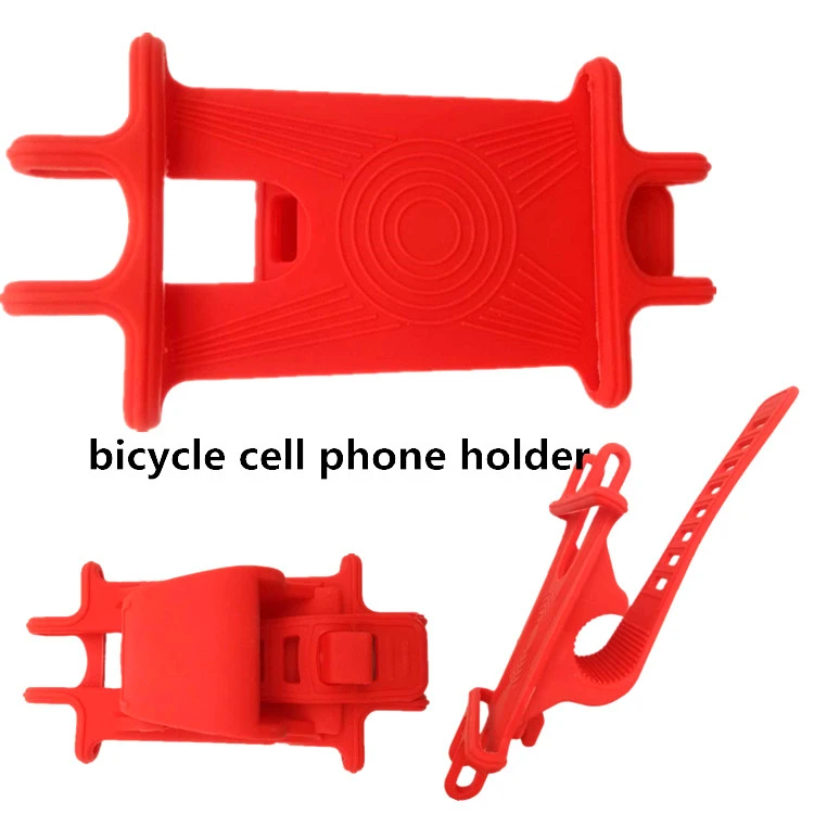Universal silicone bike band Bandage and cell phone car holder bike smartphone holdercar accessories display holder