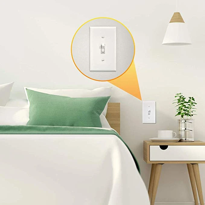 US Small Night Light Toggle Wall Plate COVER  for outlets