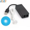 USB 56K V.92/V.90 External Dial Up Port Dual Voice Data Fax Modem for Win SE/2000/XP/Vista/7/8/10/Linux