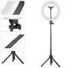 video camera circle makeup photograph LED  fill live selfie ring light with tripod stand
