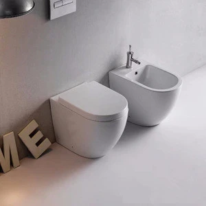 Wall hung toilet bidet built-in for sale