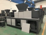 waste film and bags plastic double shaft shredder machine blades / woven bag shredder