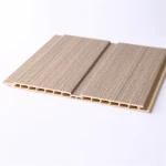 Waterproof Bamboo Wood Fiber Exterior Wall Panels WPC Integrated Wallboard