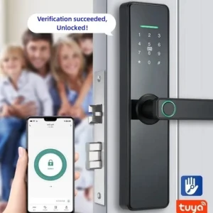 Waterproof Wifi APP Electric Intelligent Digital Keyless Fingerprint Smart Door Lock