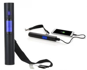 weikang weighing usb charging luggage scale with power bank &flashlight
