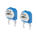WH06 Vertical potentiometer 5k 10k carbon film Trimming blue white Potentiometer