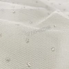 White Elegance Eyelet Tulle Fabric with Glitter for Bridal&#39;s Veil from Tin Seng Fabric Manufacturer