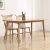 Import White oak dining table hotel dining area table solid wood table from China