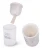 Import white plastic nursery plant pots for succulents from China