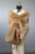 Import White Wrap Wedding Fox Cape Fur Stole Shrug Faux Fur Scarf from China