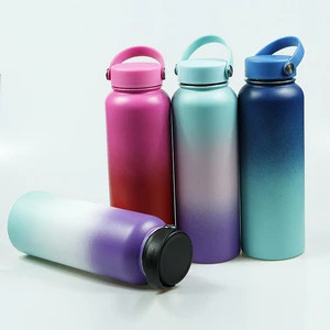 Wholesale 32 OZ sports water container easy carry double wall stainless steel bottles insulated bottles