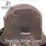 Wholesale 8  28 Inch 100 Percent  Brazilian Unprocessed Virgin Human Hair Kinky Curly Full Swiss Lace Wigs In Stock