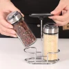 Wholesale 80ml Condiment Bottles Glass Pepper Shaker Kitchen Storage For Spice