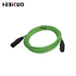 Wholesale accept OEM 3M/6M/10M length xlr microphone cable wire green connecting line