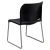 Import wholesale cheap outdoor armless stacking plastic chair with steel leg from China